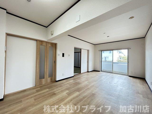 グレース蓮池の居間・リビング|14号室参照