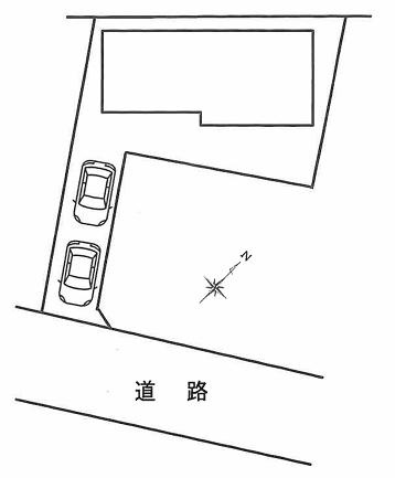 久喜市除堀　中古一戸建ての区画図