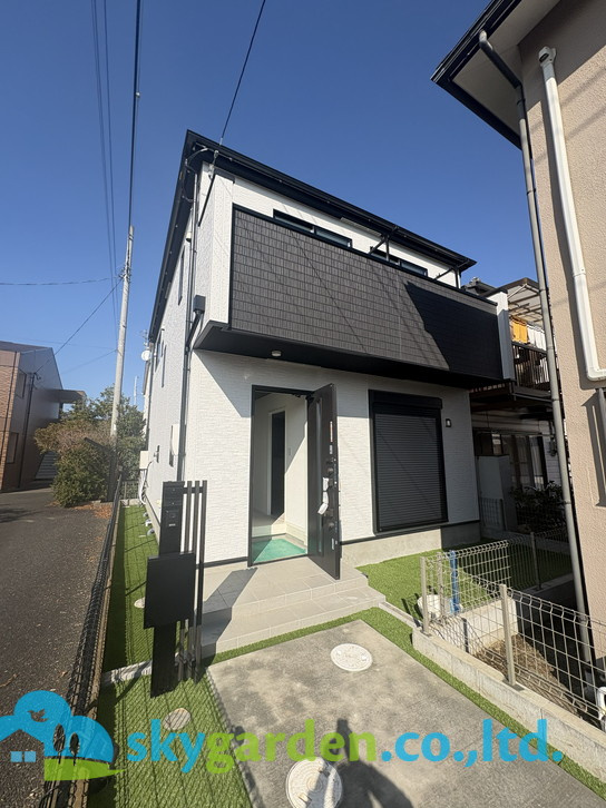 茅ヶ崎市浜之郷7期　新築戸建1棟の外観|おしゃれな外観です