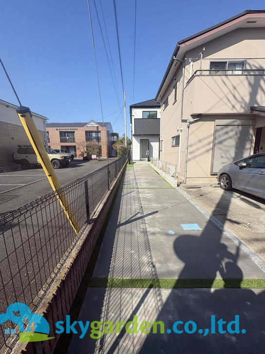 茅ヶ崎市浜之郷7期　新築戸建1棟の駐車場|車をお持ちの方に嬉しい駐車場付きの物件です