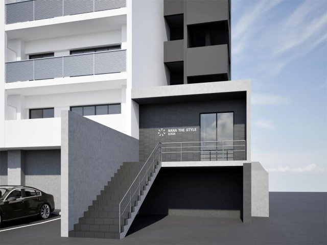 福岡市中央区小笹３丁目の賃貸マンションのエントランス