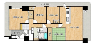 【間取り】 | ディーレスティア堺・光明池