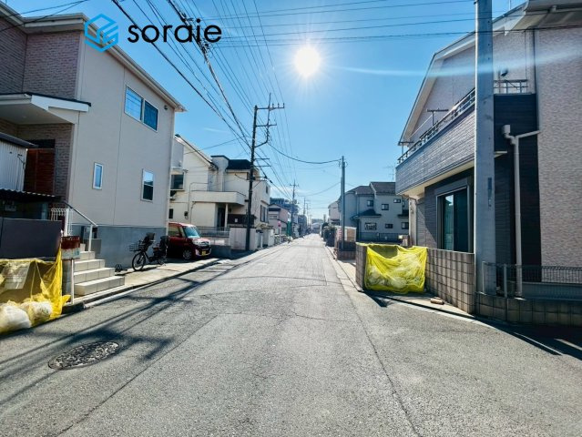 川越市仙波町四丁目　中古戸建の前面道路含む現地写真|2/13　撮影