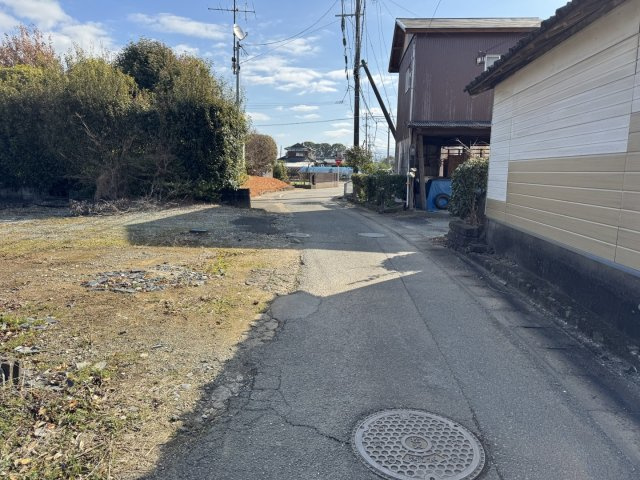 宇城市不知火町高良の売地の前面道路含む現地写真