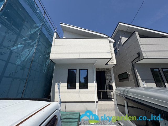 茅ヶ崎市高田3期　新築戸建　全４棟２号棟の外観|落ち着いた雰囲気の外観です