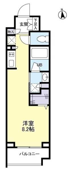 パークフラッツ中目黒　ペット相談　目黒川沿い　トランクルームの間取り