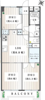 【間取り】 | 東戸塚ヒミコマンション | 形状等が現況と異なる場合は現況を優先します。