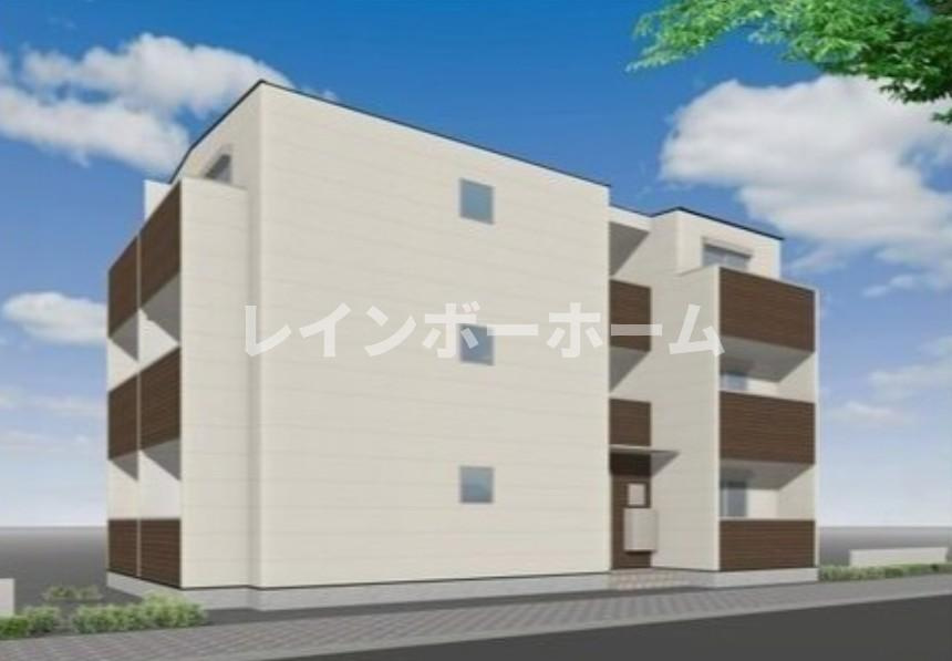 ジーメゾン春日部千間の外観パース