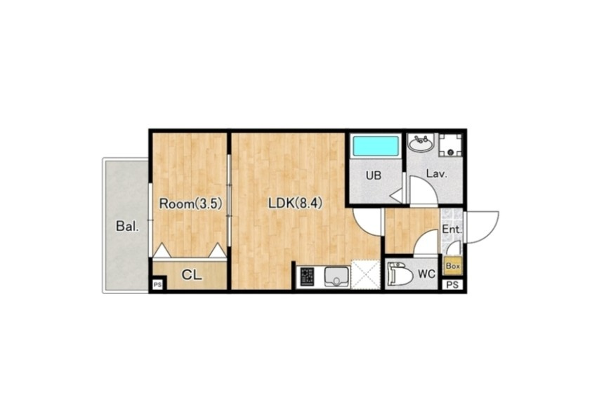 ジーメゾン春日部千間の間取り