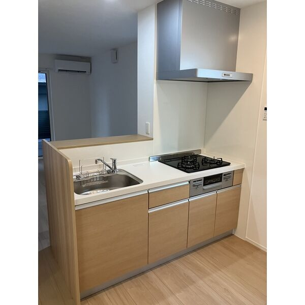 グレイス長岡京のキッチン|3口ガスコンロ