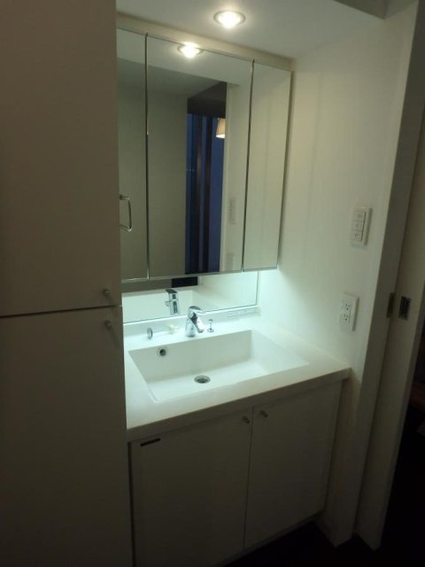 フィーノ渋谷の独立洗面台|独立洗面台、朝の身支度には欠かせません