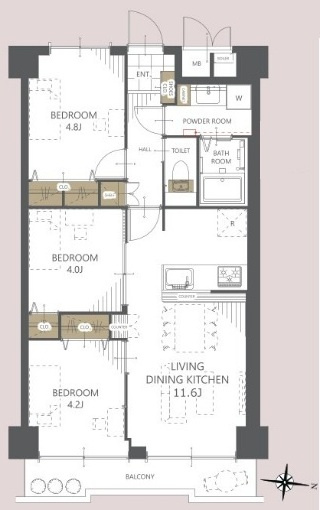 グランドシティ大宮WESTTOWER|【共用部】管理人週7勤務は大きな安心材料。エントランスの清掃状況、掲示板の運用、ゴミ置場のルールが守られているかで住民マナーが分かります。ここが弱いと反響は伸びません。購入判断の決め手です。