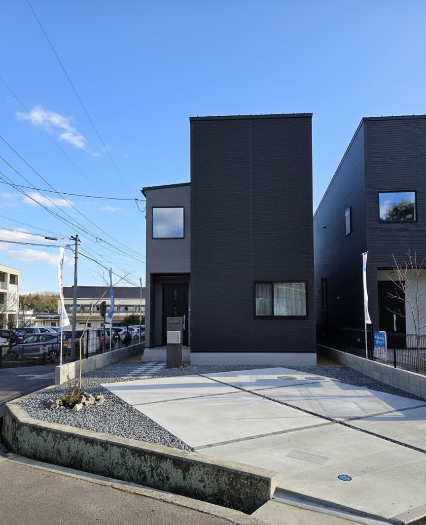 廿日市市大野字水口　新築一戸建て(全2棟)の外観