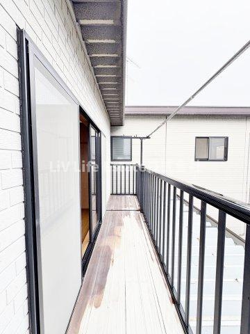 秋津町５丁目一戸建貸家（２）のバルコニー