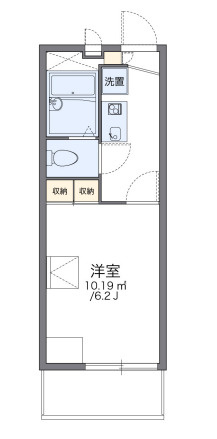 レオパレスさくら Ｗｅｓｔの間取り