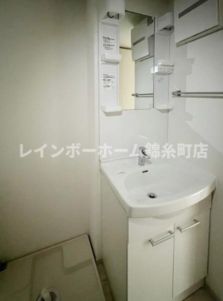 イクシオ南篠崎の独立洗面台|※建築中のため同施工会社参考写真となります。