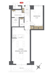 【間取り】ライオンズマンション首里第２ 