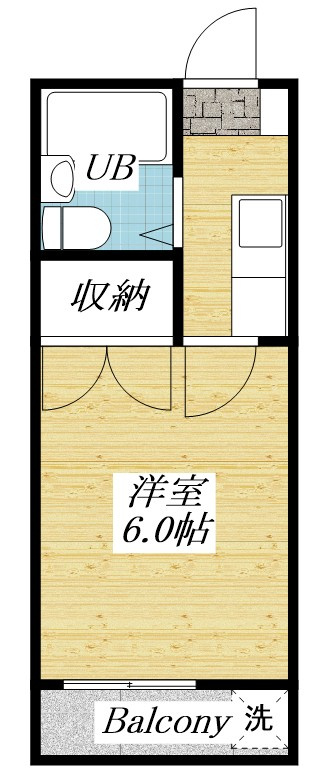 ニューパリヤⅡの間取り