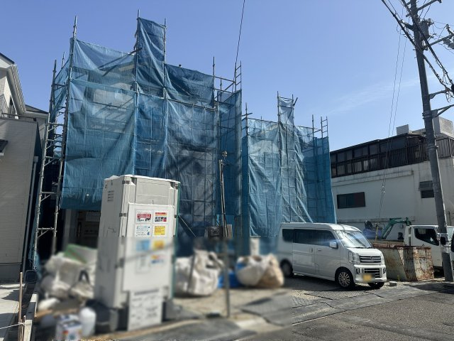 明石市二見町東二見新築戸建B号棟の前面道路含む現地写真|2026年02月23日撮影