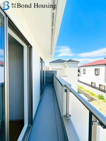 LDK20帖以上で広々　日富美町1期　全7区画　3号棟のバルコニー