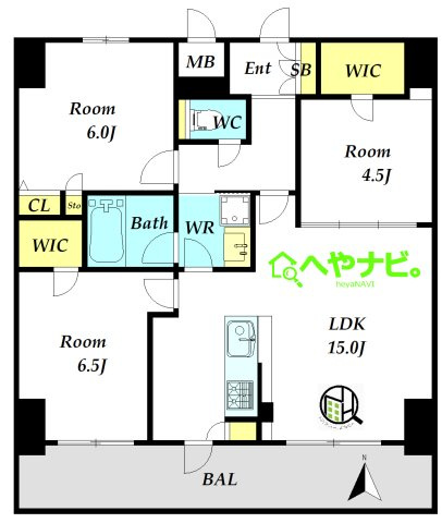 【間取り】 | S-RESIDENCE高岳ardent