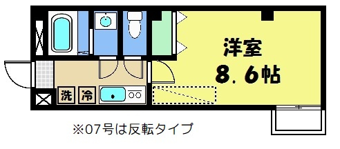 【間取り】 | フラッティ大徳寺南