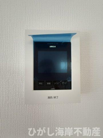 藤沢市大庭　新築戸建　全３棟のセキュリティ|TVモニター付きインターフォン