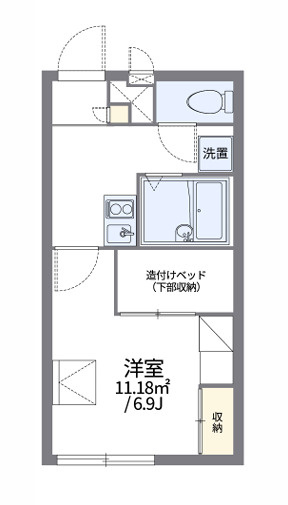 レオパレスリリーの間取り