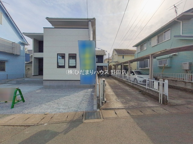 流山市東初石15期　新築戸建　1号棟の前面道路含む現地写真