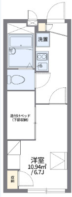 レオパレスリリーの間取り