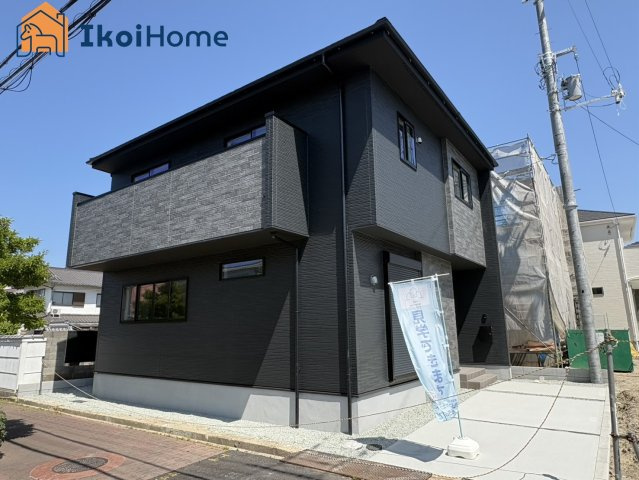 明石市日富美町1期　全7棟1号棟　新築戸建の外観|【ホームページに現地動画掲載中】●年中無休：当日予約可●外観お洒落な充実設備の4LDKが完成！