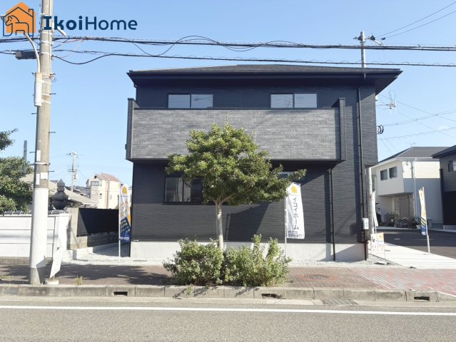 明石市日富美町1期　全7棟1号棟　新築戸建の外観|【ホームページに現地動画掲載中】●年中無休：当日予約可●お洒落な外観♪充実設備付4LDKが完成！