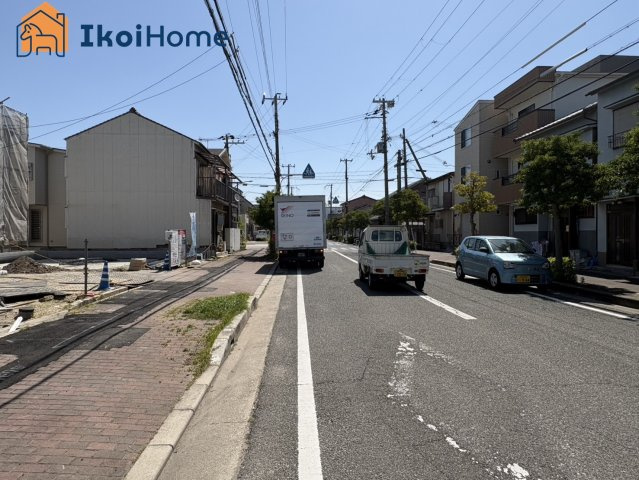 明石市日富美町1期　全7棟1号棟　新築戸建の前面道路含む現地写真|【ホームページに現地動画掲載中】●年中無休：当日予約可●明石駅まで徒歩15分！大観小学校徒歩9分！