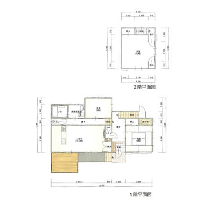 【間取り】 | 大室高原別荘地　戸建