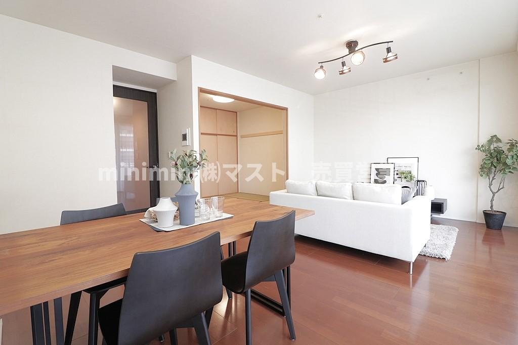 パークシティ大阪サウスガーデンズの居間・リビング