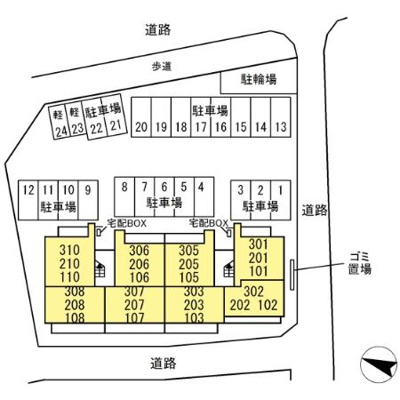 【区画図】 | Felicidade（ﾌｪﾘｼﾀﾞｰｼﾞ）