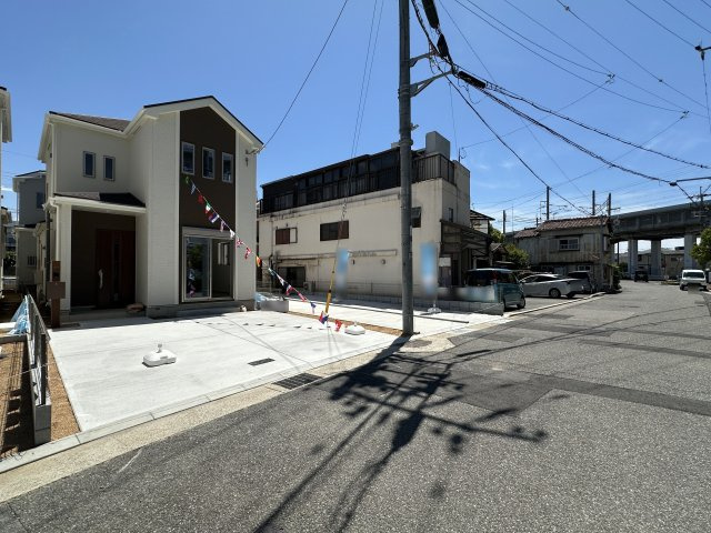 明石市二見町東二見新築戸建C号棟の前面道路含む現地写真