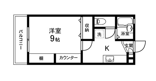 メゾン シャルムの間取り