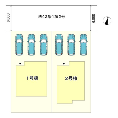 【区画図】 | 赤穂市南野中6期/全2棟