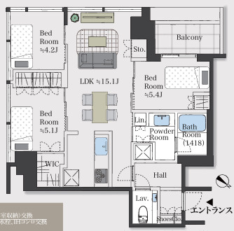 ラ・トゥール渋谷宇田川の間取り