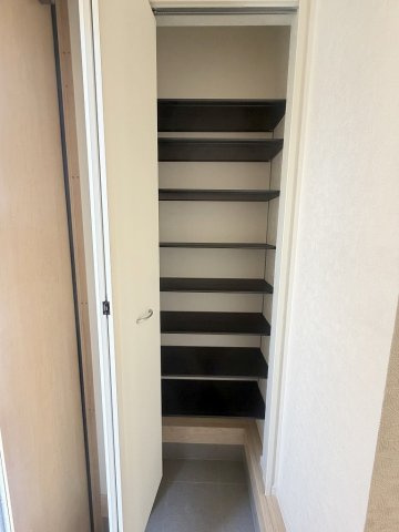 三郷市谷中　新築戸建　全1棟の玄関|トールタイプのシューズボックスです