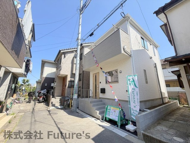 三郷市谷中　新築戸建　全1棟の前面道路含む現地写真|前面道路含む現地写真です。