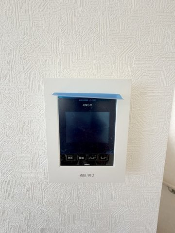 三郷市谷中　新築戸建　全1棟の防犯設備|来客時に便利なTVモニターホン