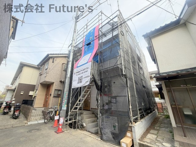 三郷市谷中　新築戸建　全1棟の外観|現地の写真になります。