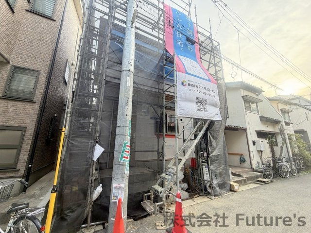 三郷市谷中　新築戸建　全1棟の外観|現地の写真になります。