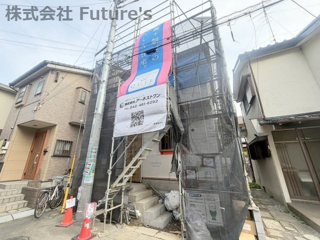 三郷市谷中　新築戸建　全1棟の外観|現地の写真になります。