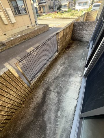レジデンス幸　Ａ棟のバルコニー