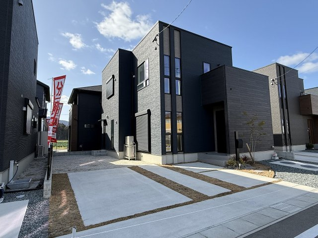 二丈上深江　新築戸建　６棟現場の外観