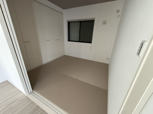 二丈上深江　新築戸建　６棟現場の和室|和室4.5帖