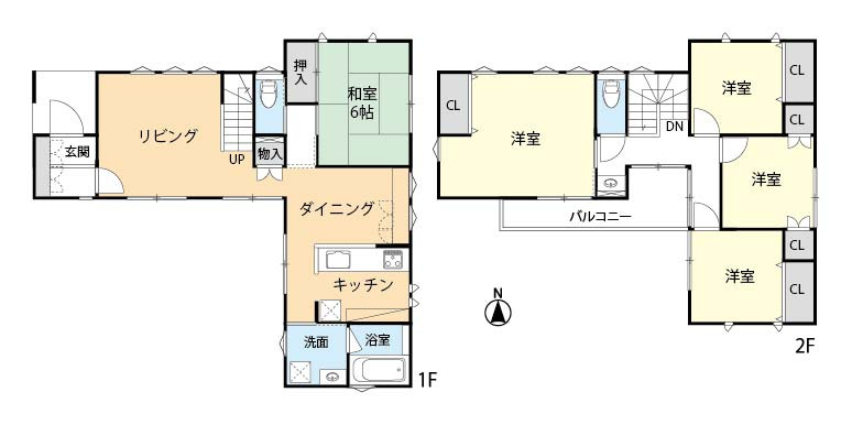 富士宮市外神売り中古住宅